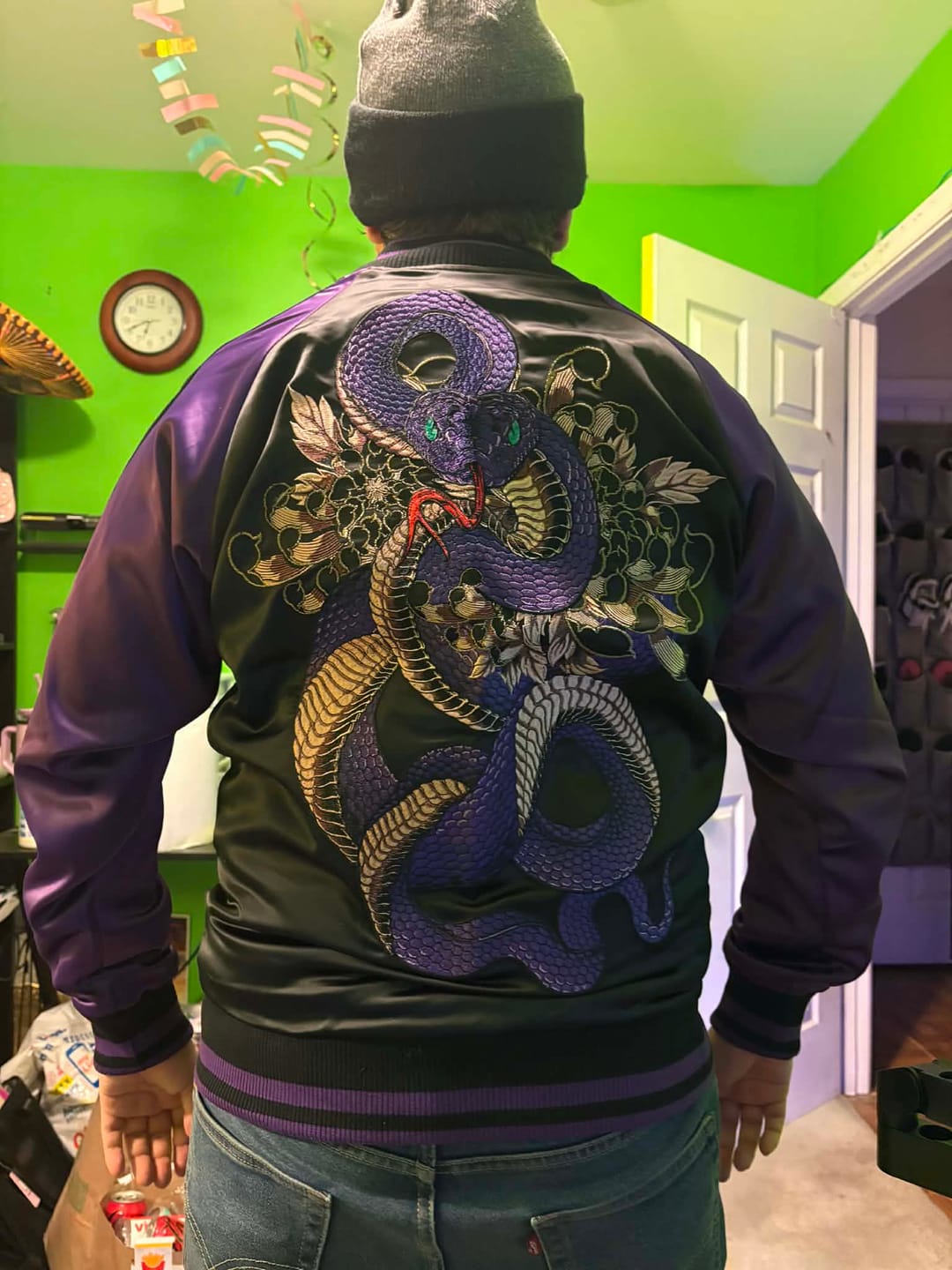 Customer photo review of Violet Viper Sukajan Jacket