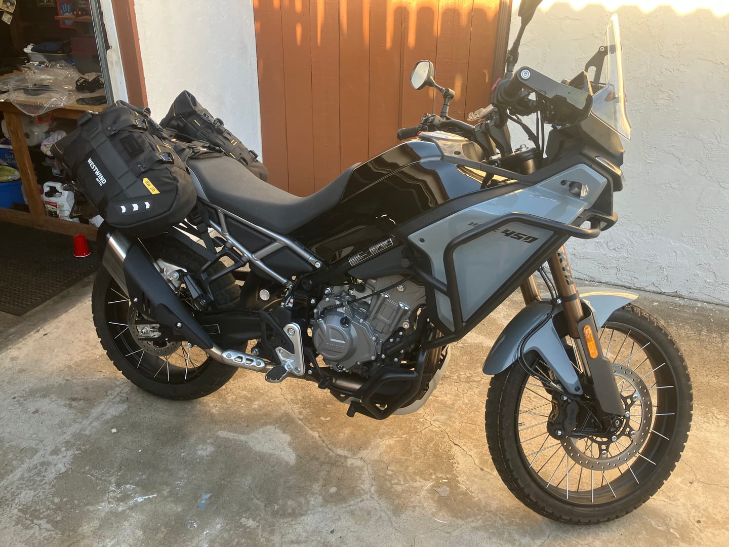 Customer photo review of CF450MT (Ibex 450) Luggage Rack