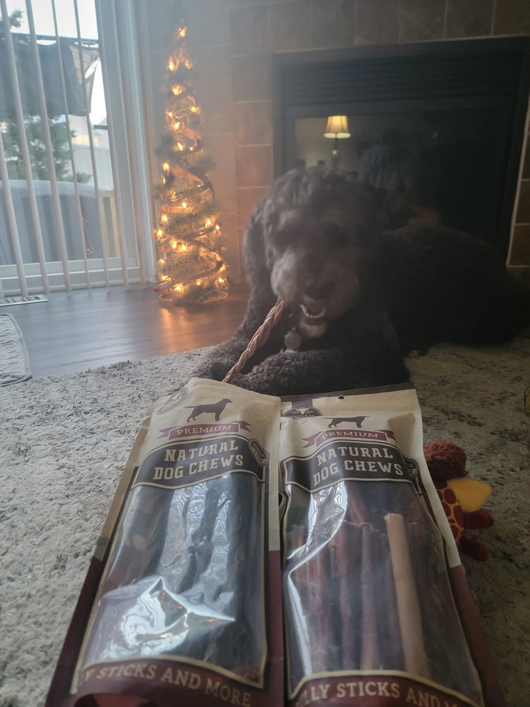 Customer photo review of 12 Inch Braided Jerky Stick
