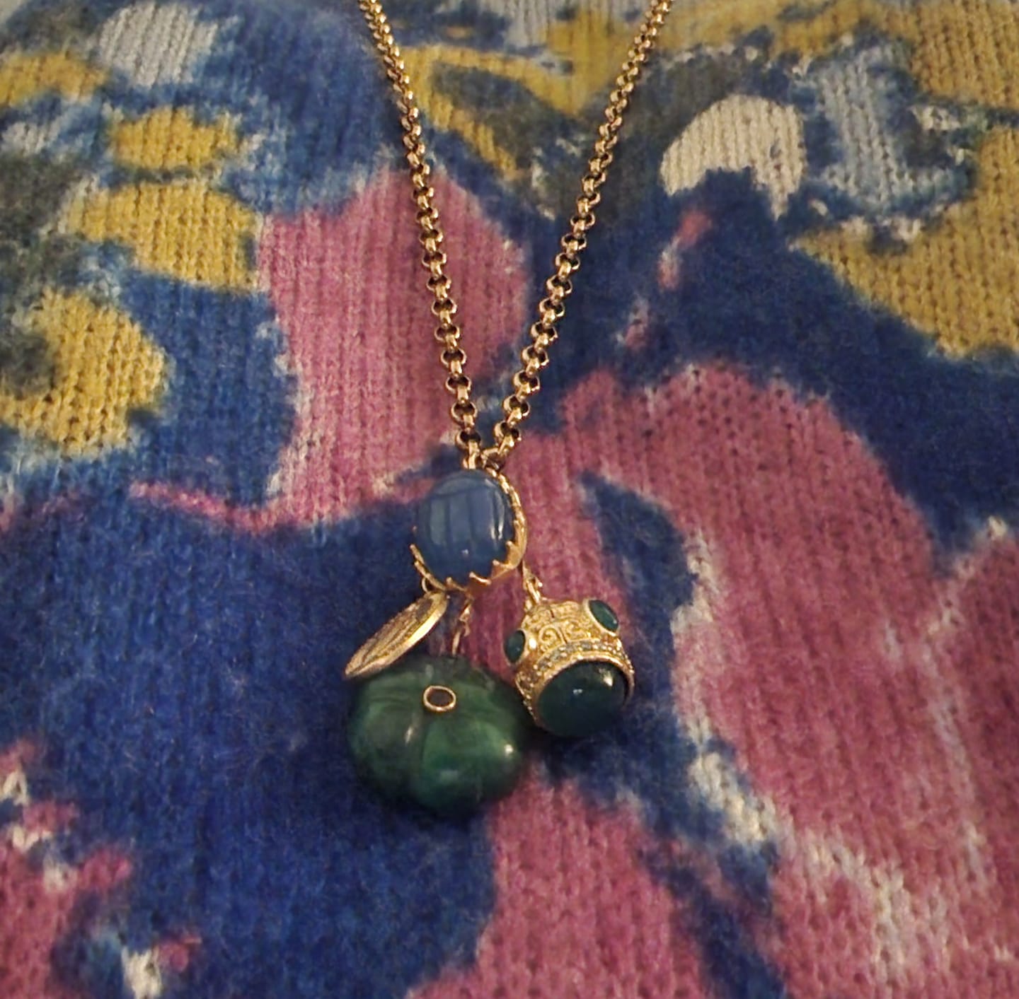 Customer photo review of Sautoir Florentin – l’éclat des talismans