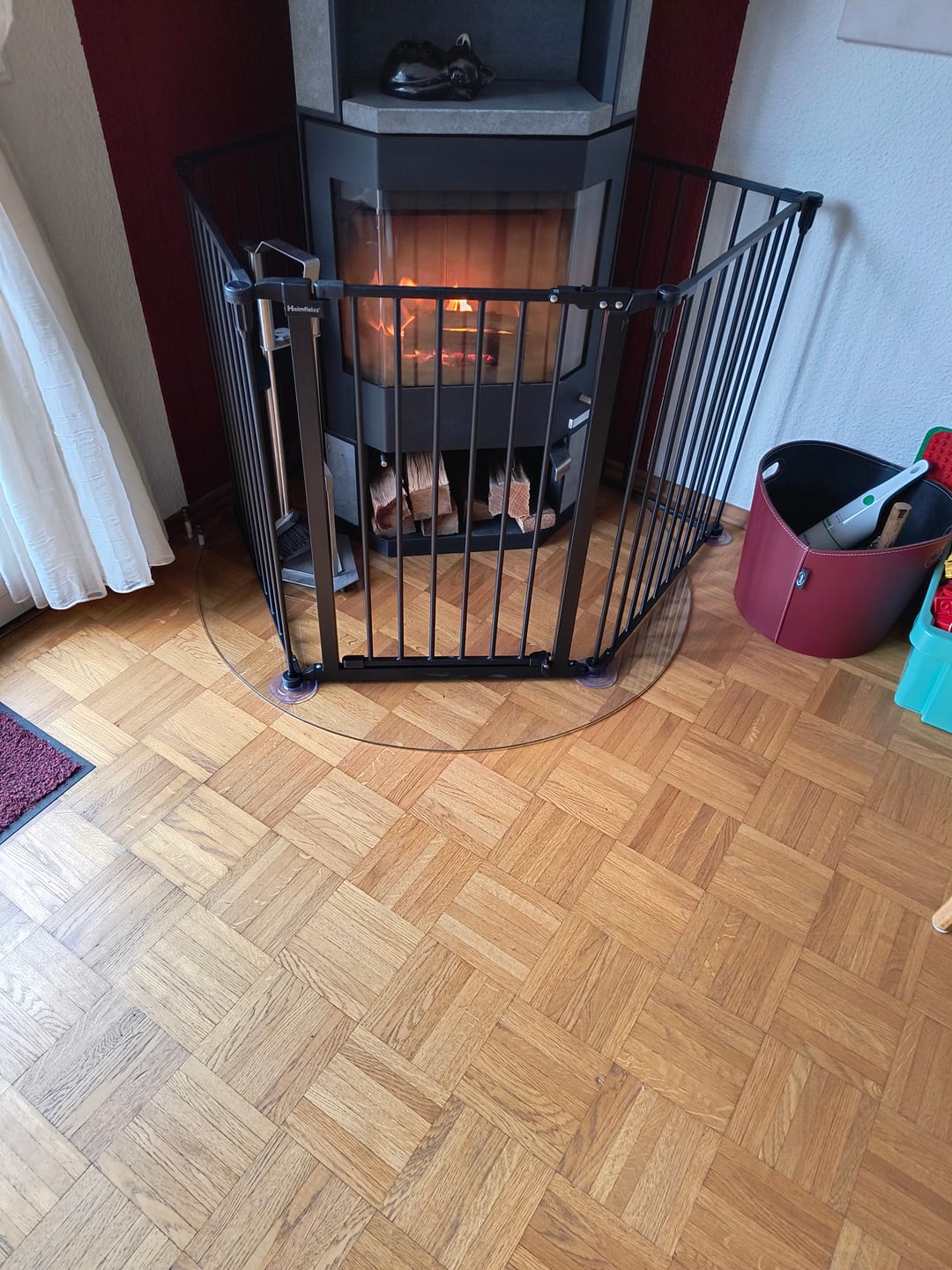 Customer photo review of Kaminschutzgitter