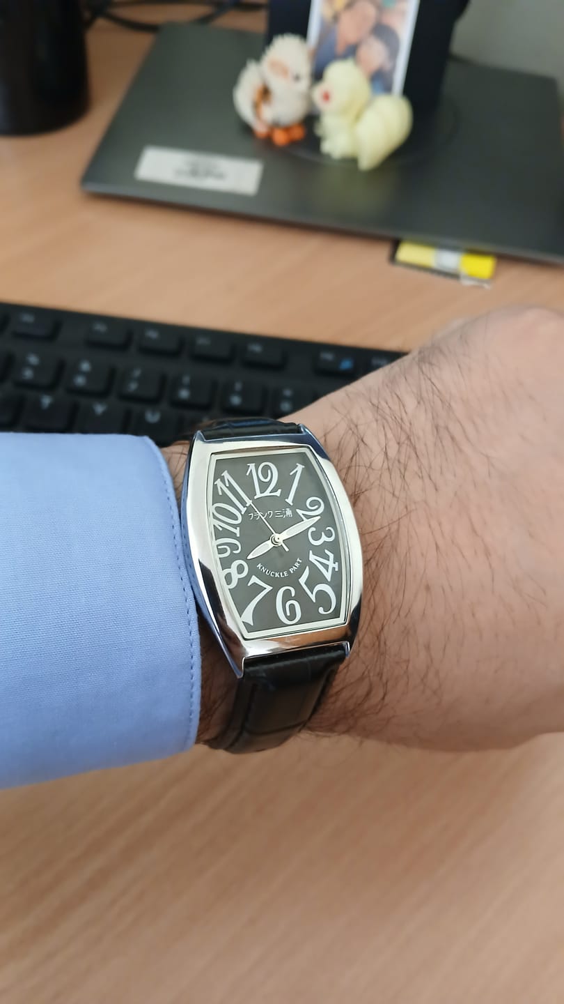 Customer photo review of Reloj Análogo Frank Miura FM00DC-BK Knuckle Part JDM