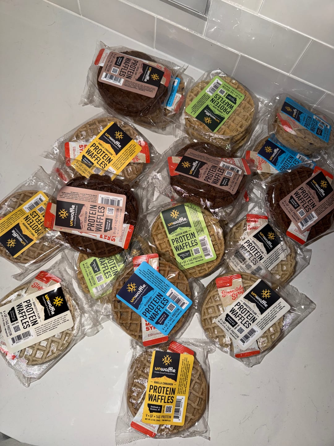 Customer photo review of Protein Waffles To Go (20x 2-packs)