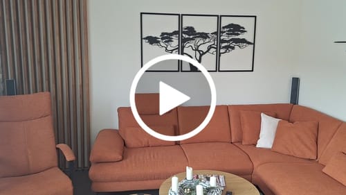 Customer video review of Décoration murale en métal - Coucher du soleil (SUN.01)