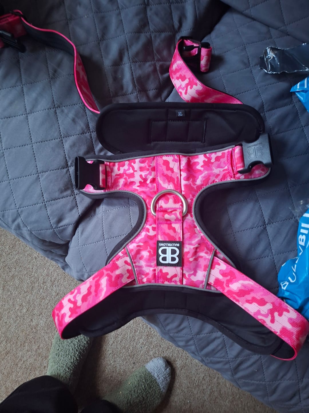 Customer photo review of Comfort Premium Harness | Non Restrictive - Bubblegum
