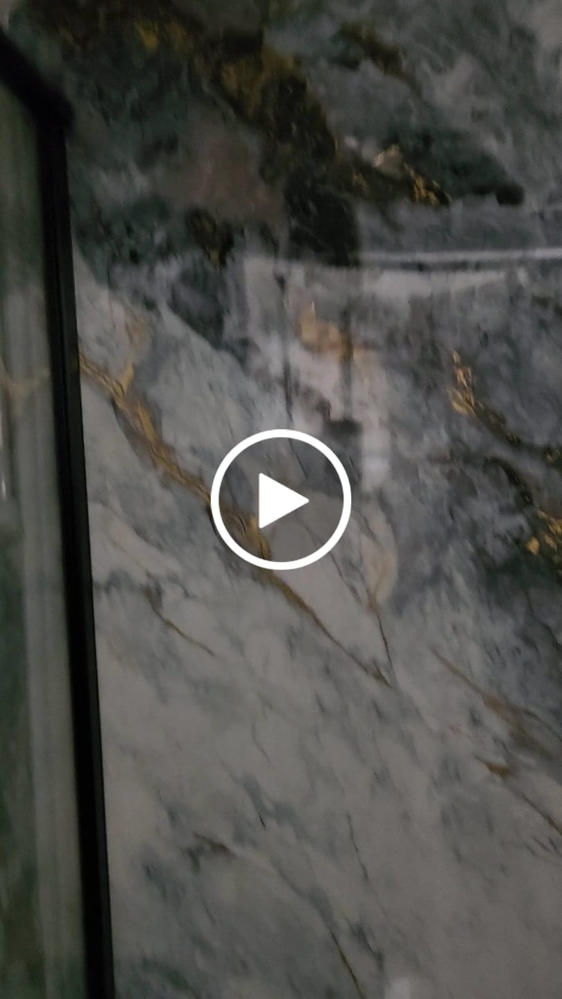 Customer video review of 10mm Ocean Blue Gloss Shower Panel 1M x 2.4M