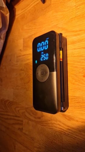 Customer photo review of CARSUN™ Portable Digital Tire Inflator – Cordless Air Pump