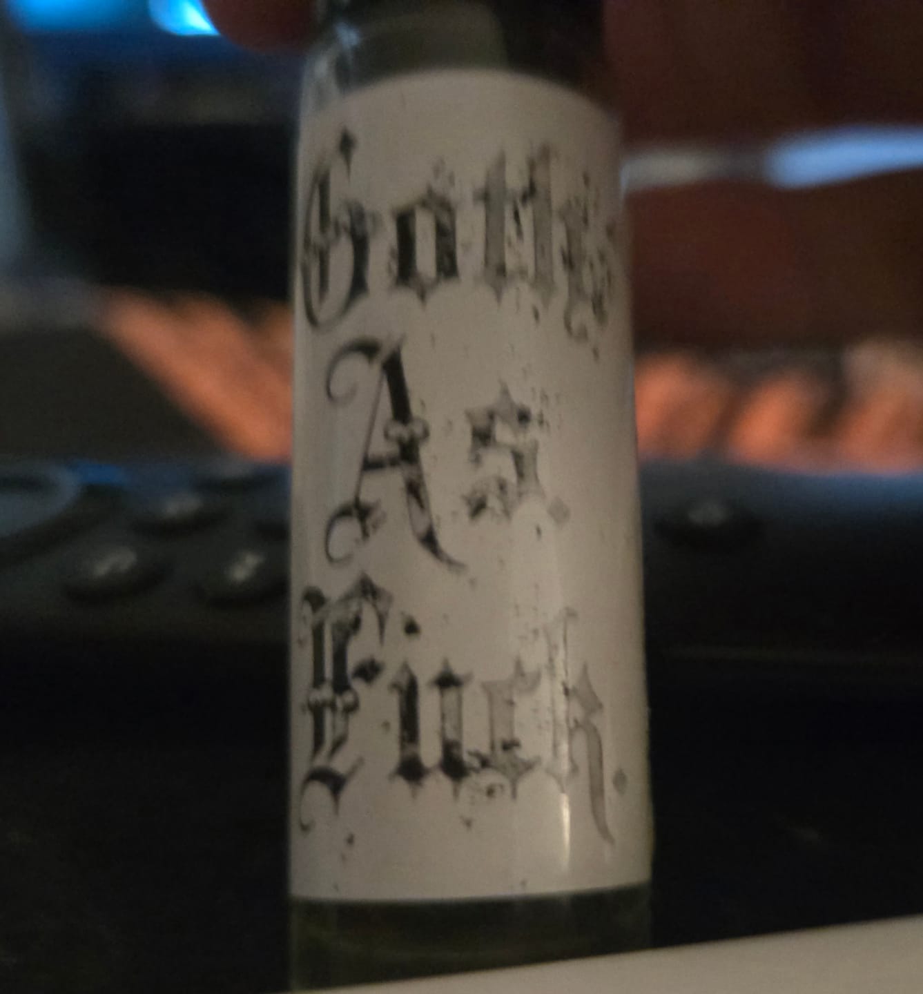 Customer photo review of Goth as Fuck