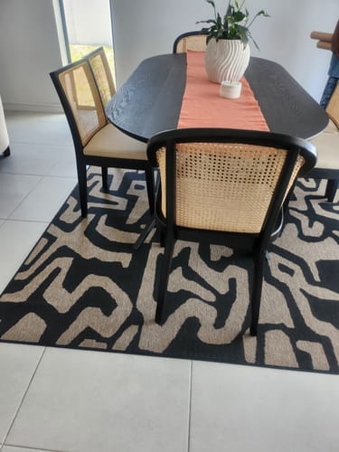 Customer photo review of Kuba Bronze Rug