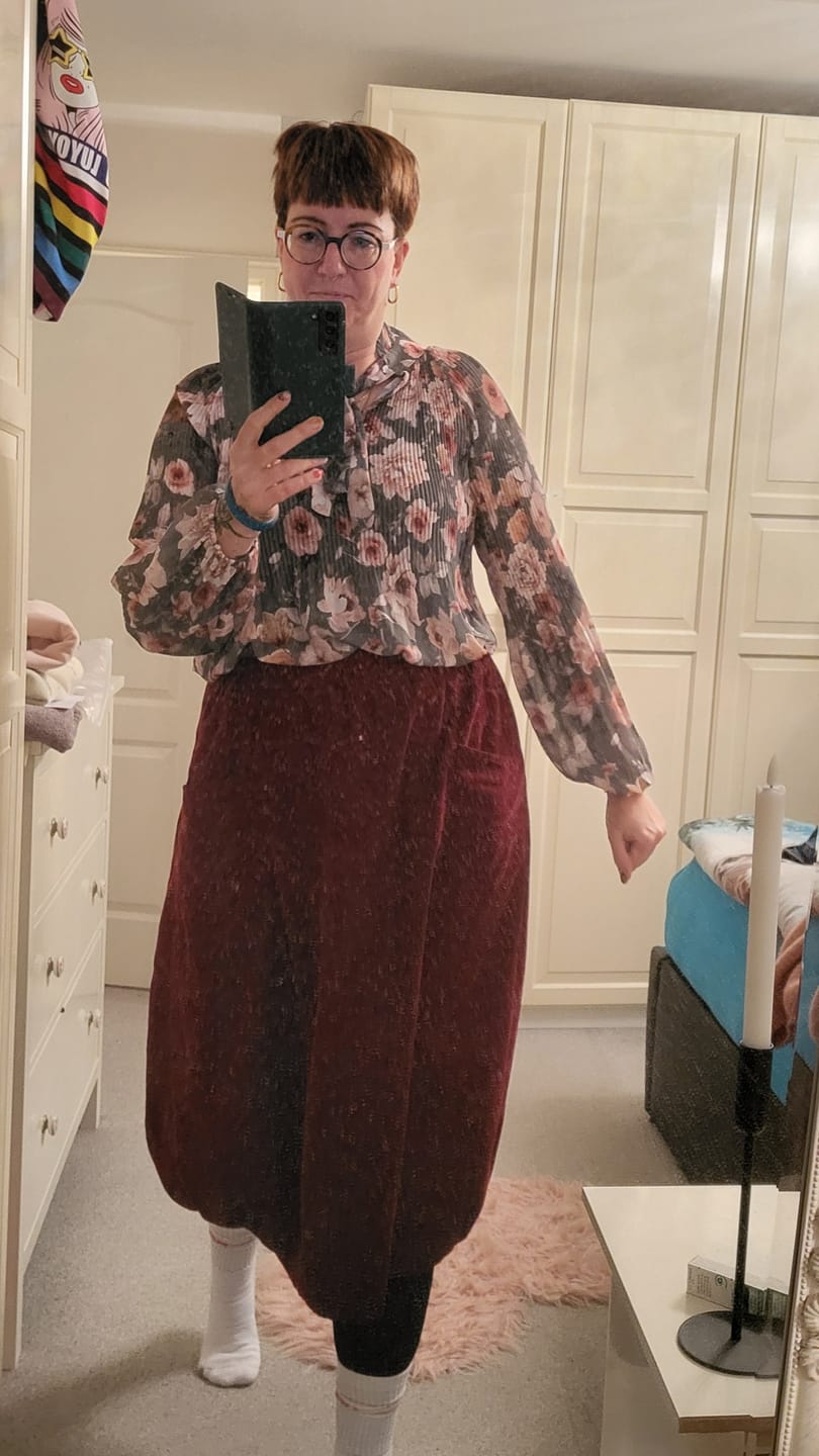 Customer photo review of Bluse Swing Swing Rosentraum Olive