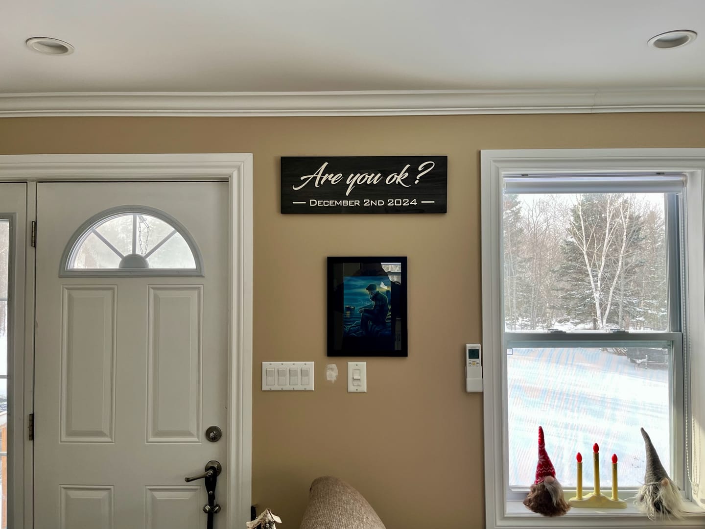 Customer photo review of Custom Wooden Sign