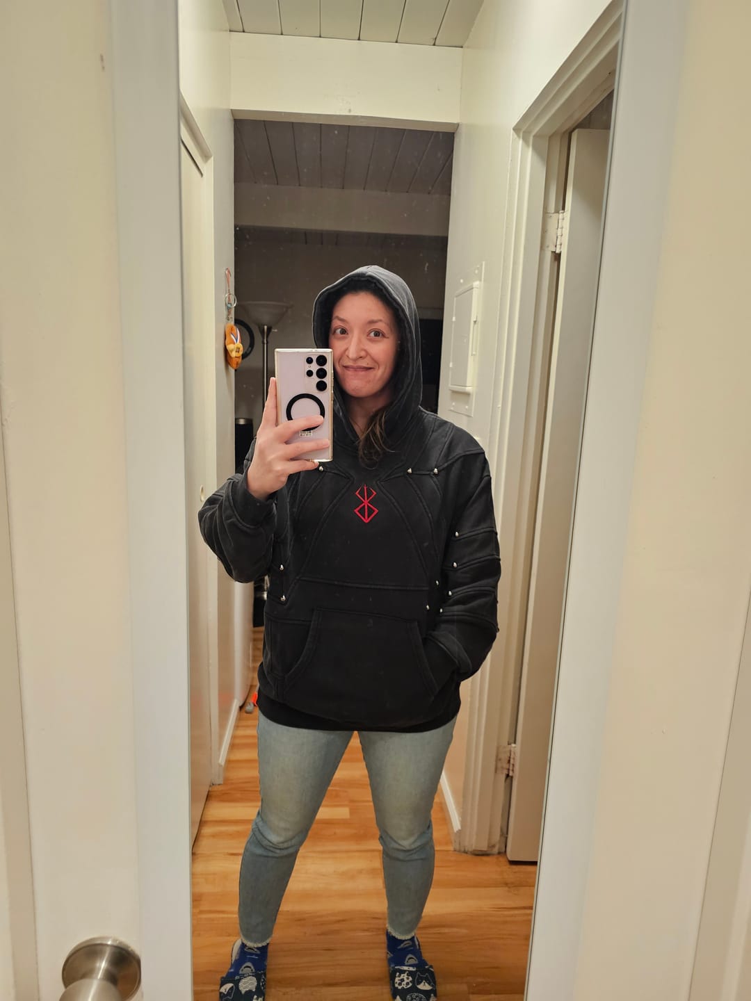 Customer photo review of Tormented Armor Hoodie