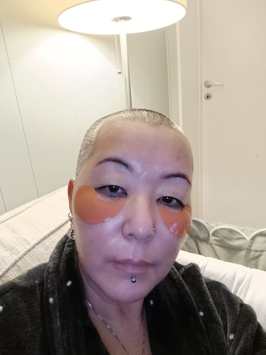 Customer photo review of Petitfee 10 dagers Øyemasker - Centella Soothing (20stk) (EXP 25/11-25)