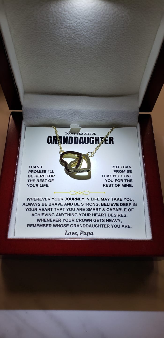 Customer photo review of To My Granddaughter - Forever Linked Hearts - Gift Set - SS117