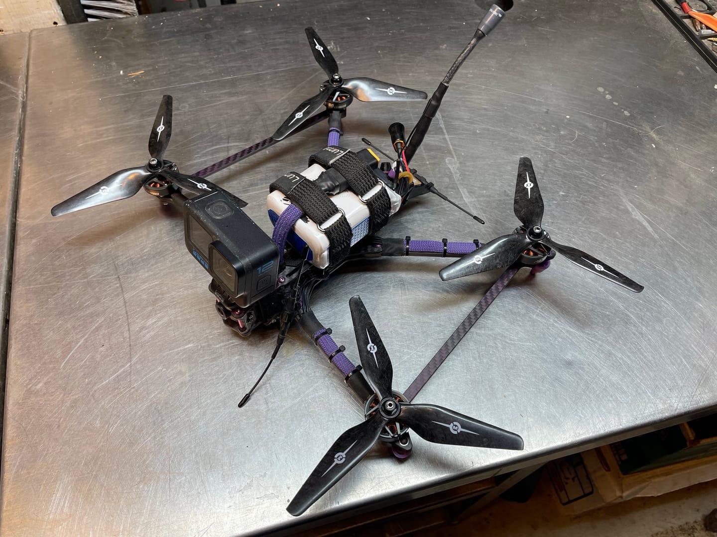 Customer photo review of 3MR Series - 3-Blade 7x3.7 Carbon Fiber Reinforced Propeller (CW) Rev./Pusher