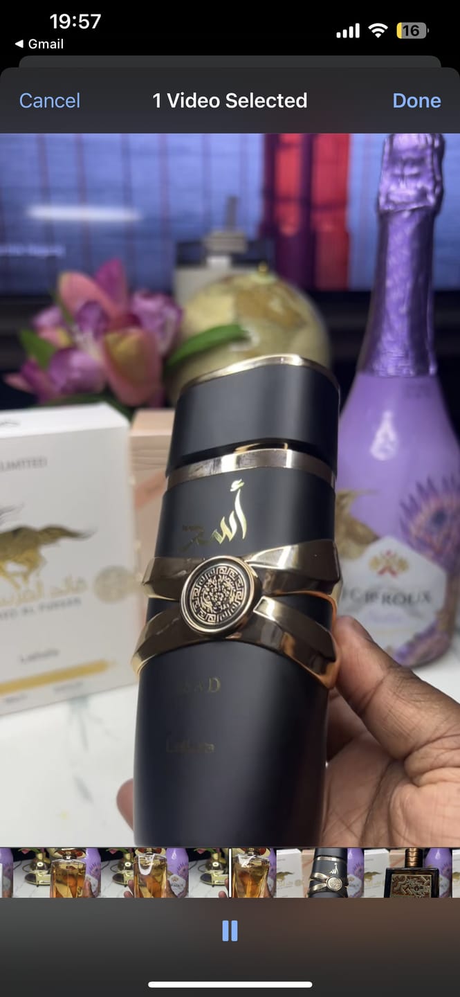 Customer photo review of Asad Lattafa 100ml edp