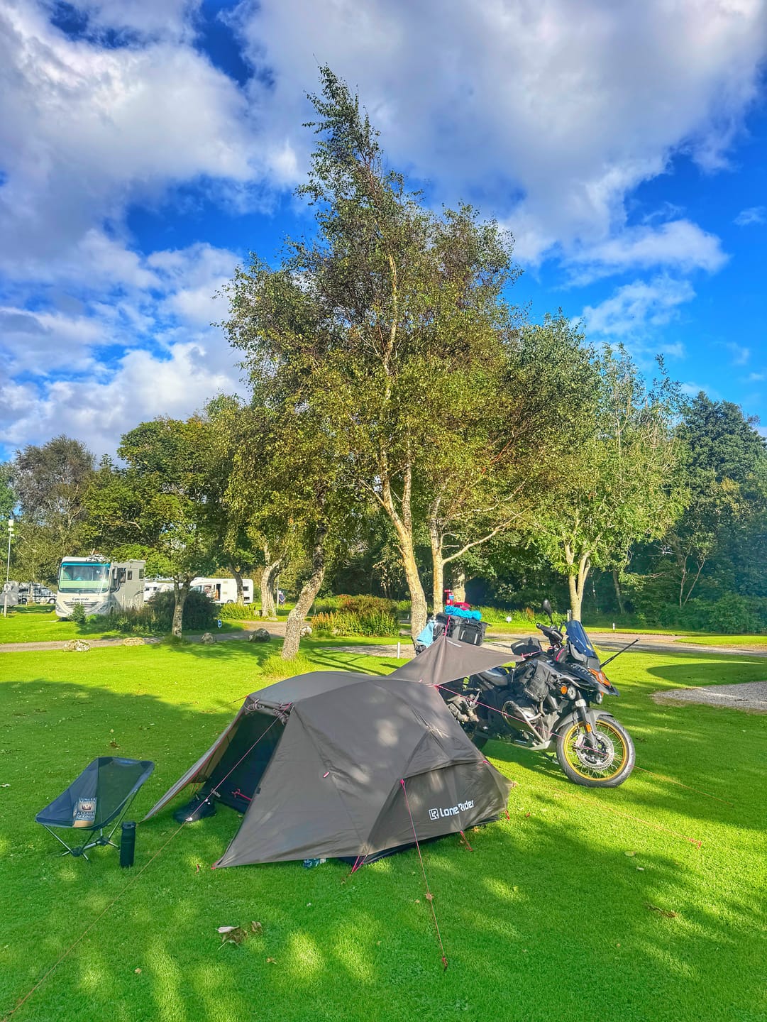 Customer photo review of ADVTent - Adventure Motorcycle Tent