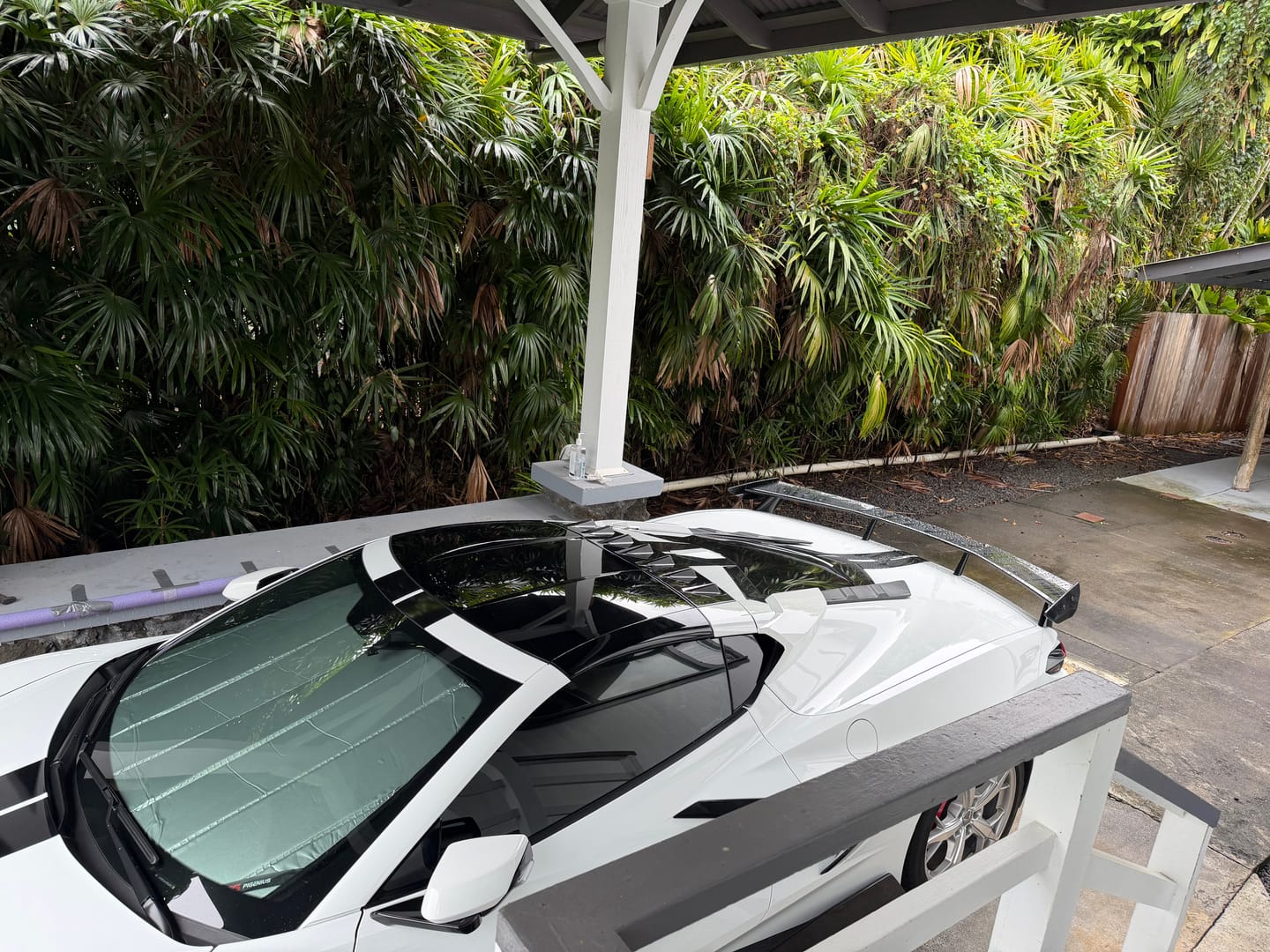 Customer photo review of Chevrolet Corvette C8 Rear Roof Vortex Generators