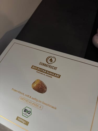 Aysegül T. review of Bio Rutab Sukkari Datteln | 1kg image 1 out of 1