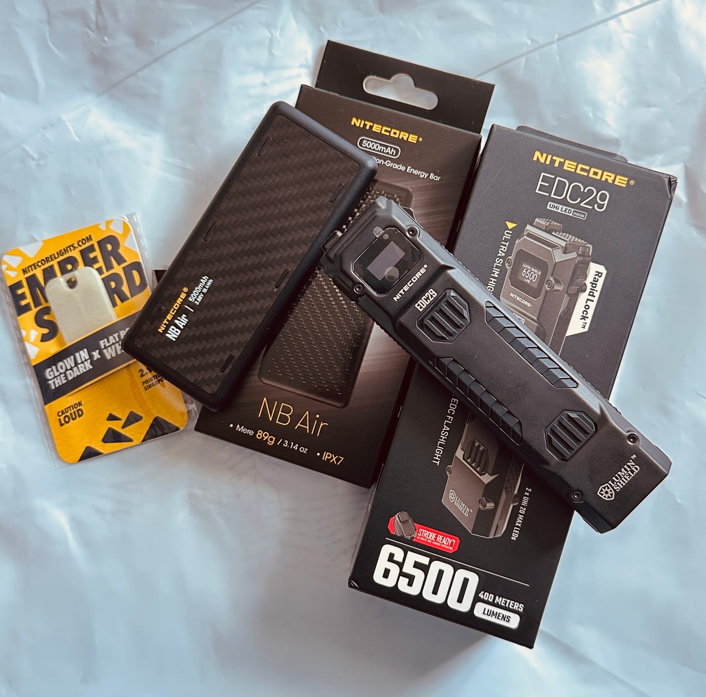 Customer photo review of EDC29 - 6500 lumens (Bundle)