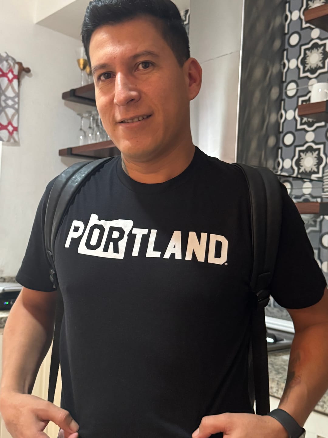 Customer photo review of Soft-Blend Rise Tee - Classic