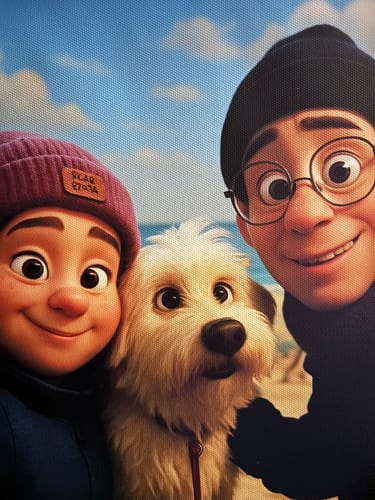 Tanja B. review of Personalisierte Leinwand - Animiertes Portrait image 1 out of 1