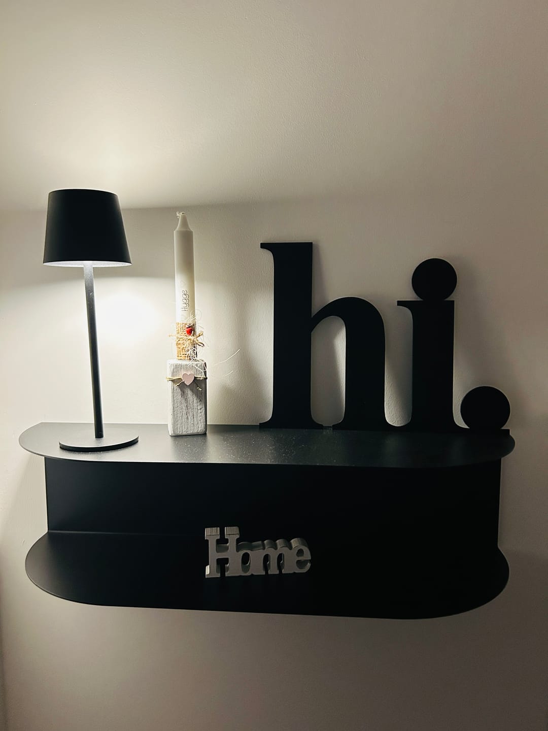 Customer photo review of 3D Schriftzug „hi"