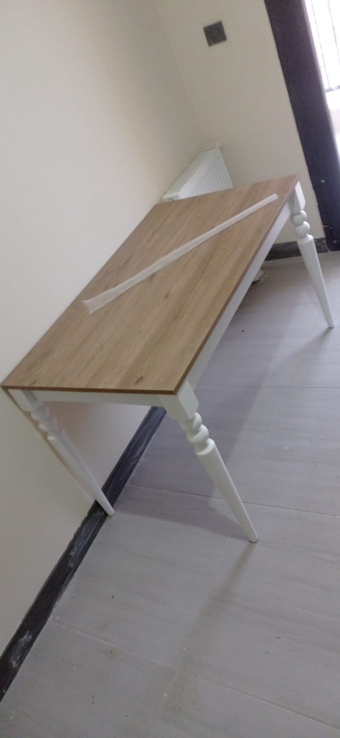 Customer photo review of Rani JA104 Mutfak Masası Yemek Masası Sepet Ceviz - Beyaz