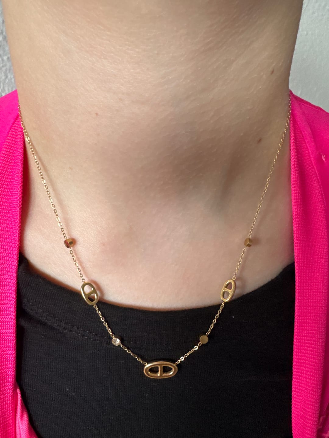 Customer photo review of Everlasting Deluxe Kette 14K Vergoldet