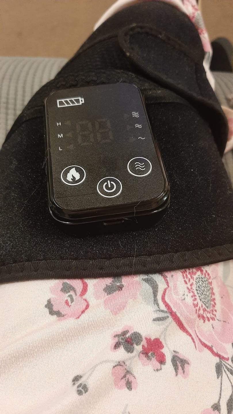 Customer photo review of Heating Shoulder Brace Compression with Vibration