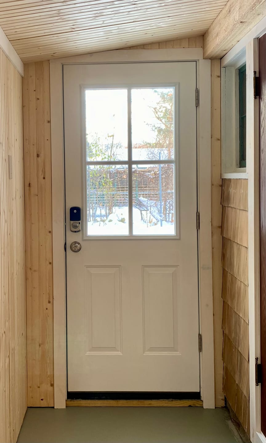 Customer photo review of Clear 4 Lite Glass and Frame Kit (Half Lite)