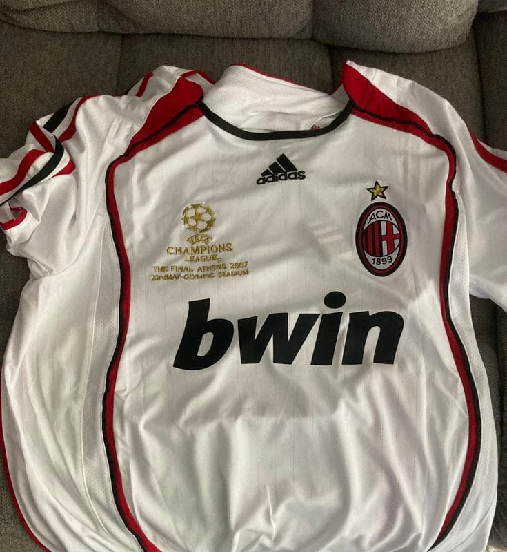Customer photo review of AC MILAN 06/07 AWAY JERSEY