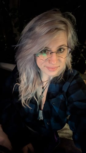 Customer photo review of Batty Eyeglasses