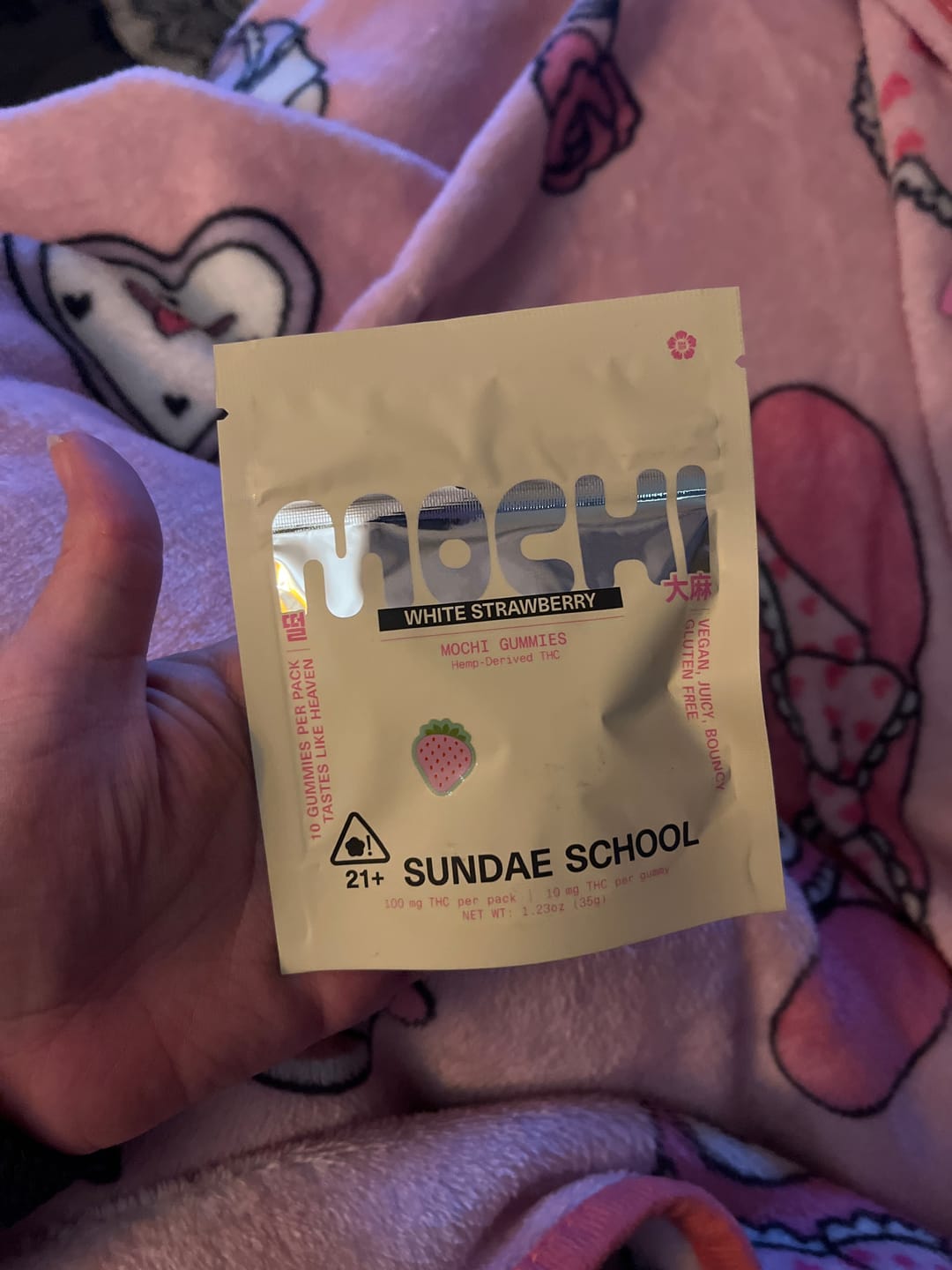 Customer photo review of White Strawberry (5mg) Mini