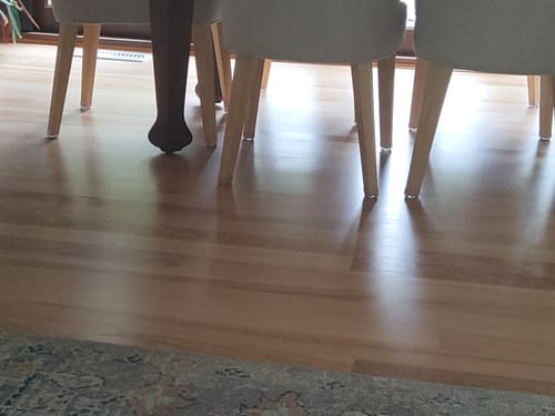 Jacqueline D. review of Square Felt Silicone Chair Leg Protectors | Extra-Durable Chair Floor Protectors image 1 out of 1