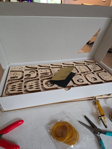 Chris M. review of Vintage mechanical steam train 3d wooden puzzle image 1 out of 1