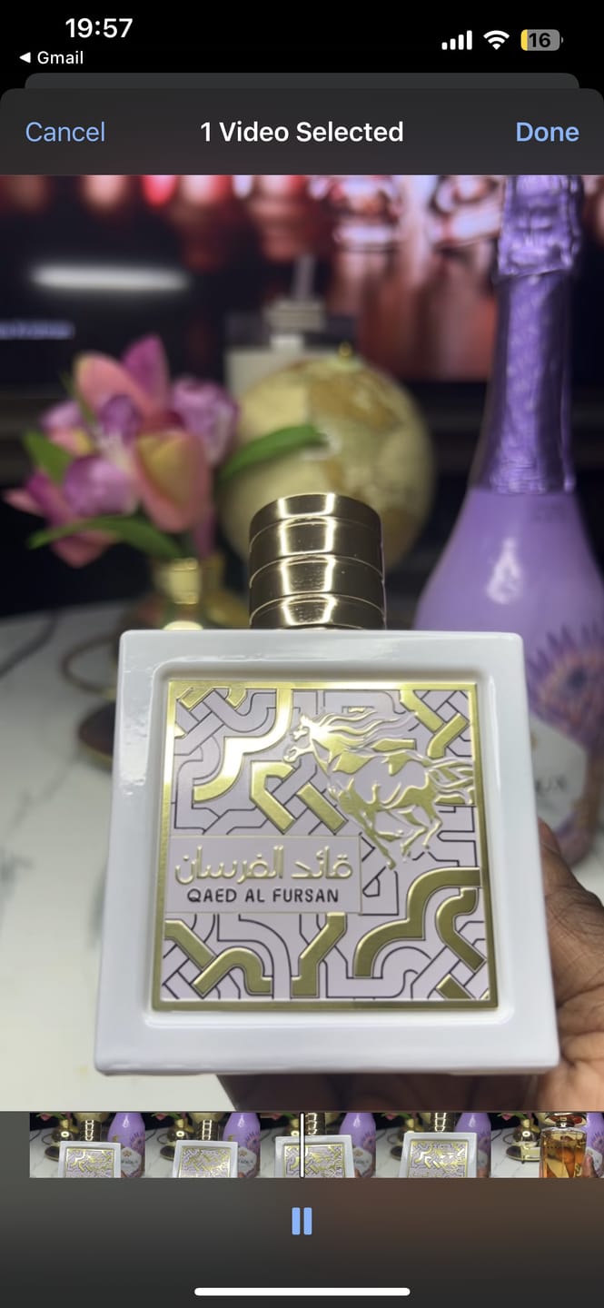 Customer photo review of Qaed Al fursan Unlimited Lattafa 90ml