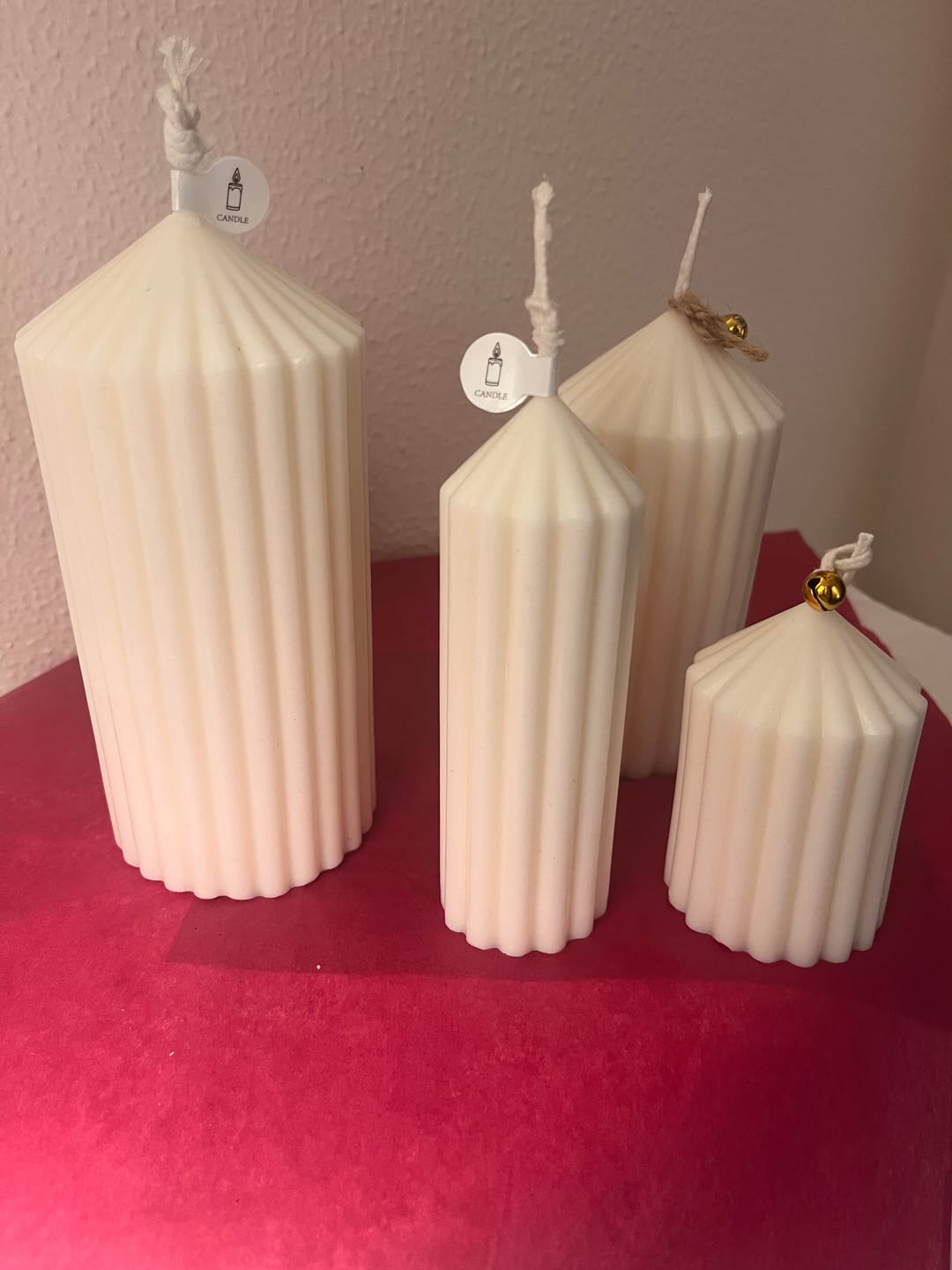 Customer photo review of MECHAS PARA VELAS SIN ENCERAR