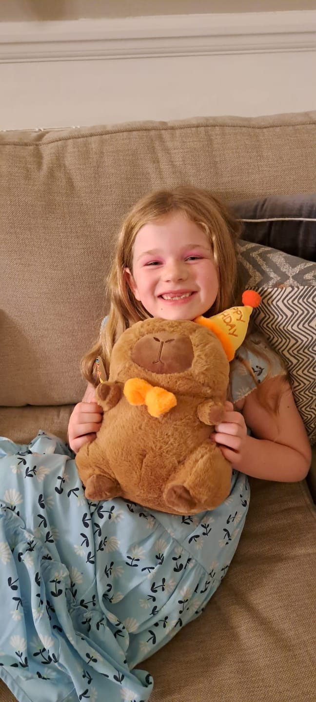 Customer photo review of Happy Birthday Capybara