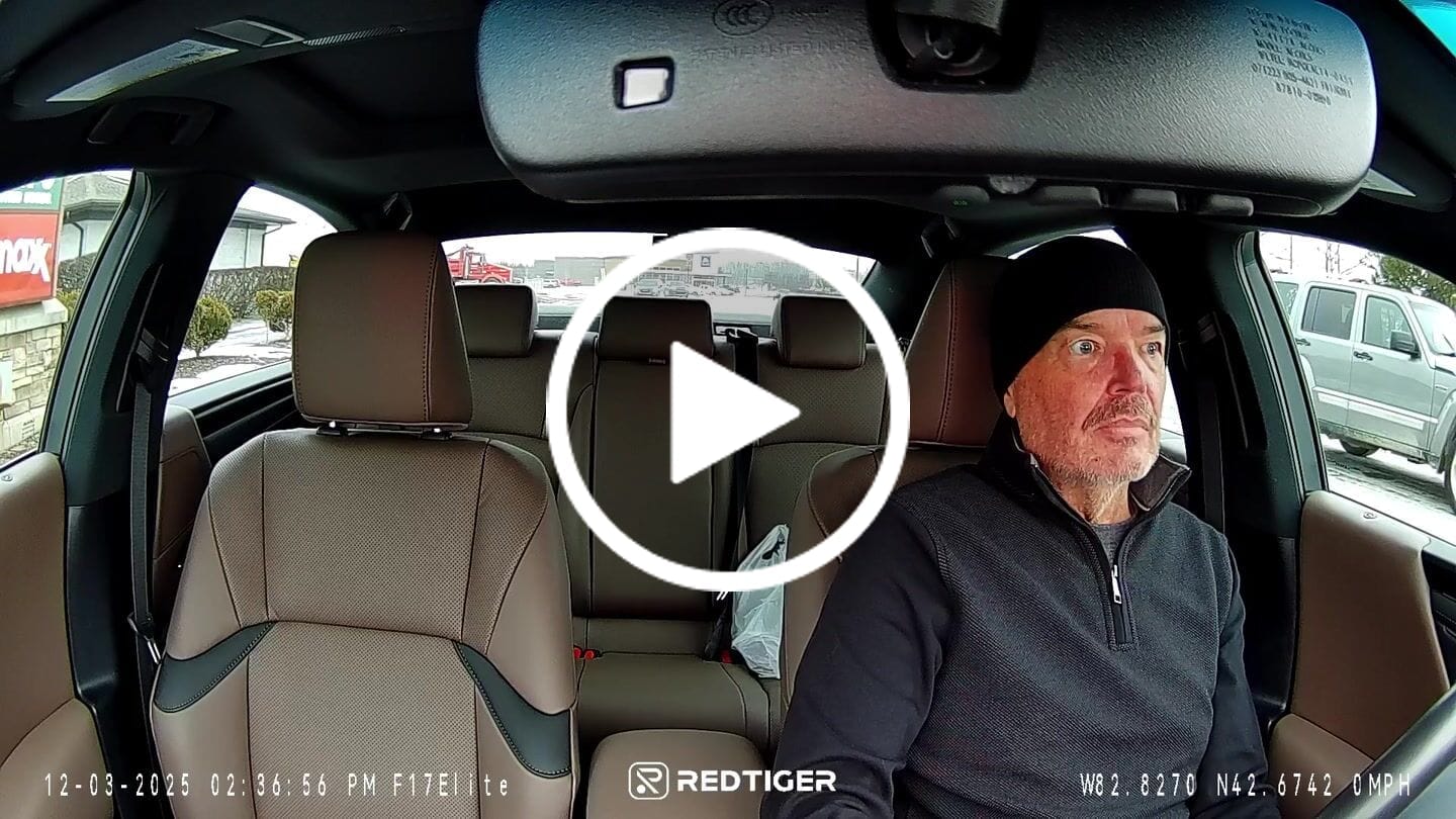 Customer video review of REDTIGER F17 Elite 4K 3 Channel Dash Cam Sony STARVIS 2 Dual HDR WIFI 6 Full Night Color