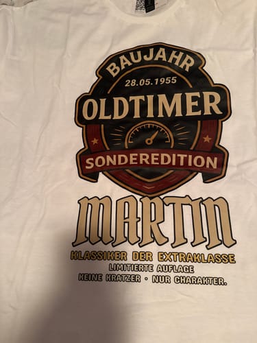 Customer photo review of Oldtimer - Personalisierbar