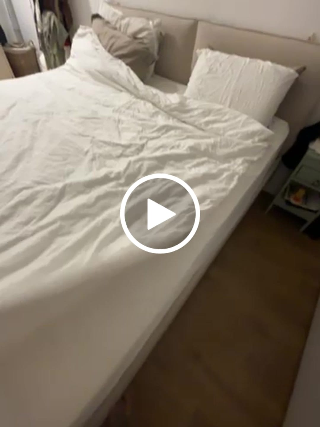 Customer video review of סדין פרימיום סאטן 300 - white