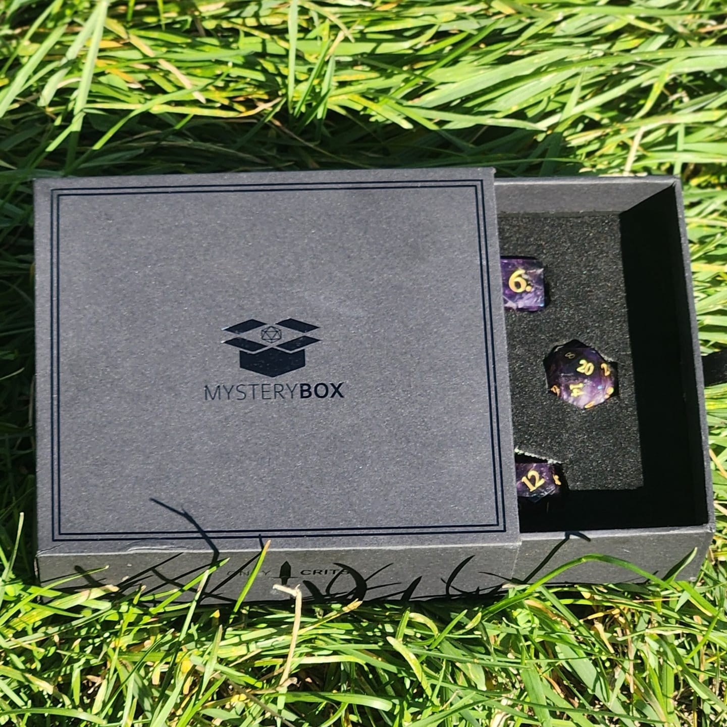 Customer photo review of Mystery Dice Set Subscription