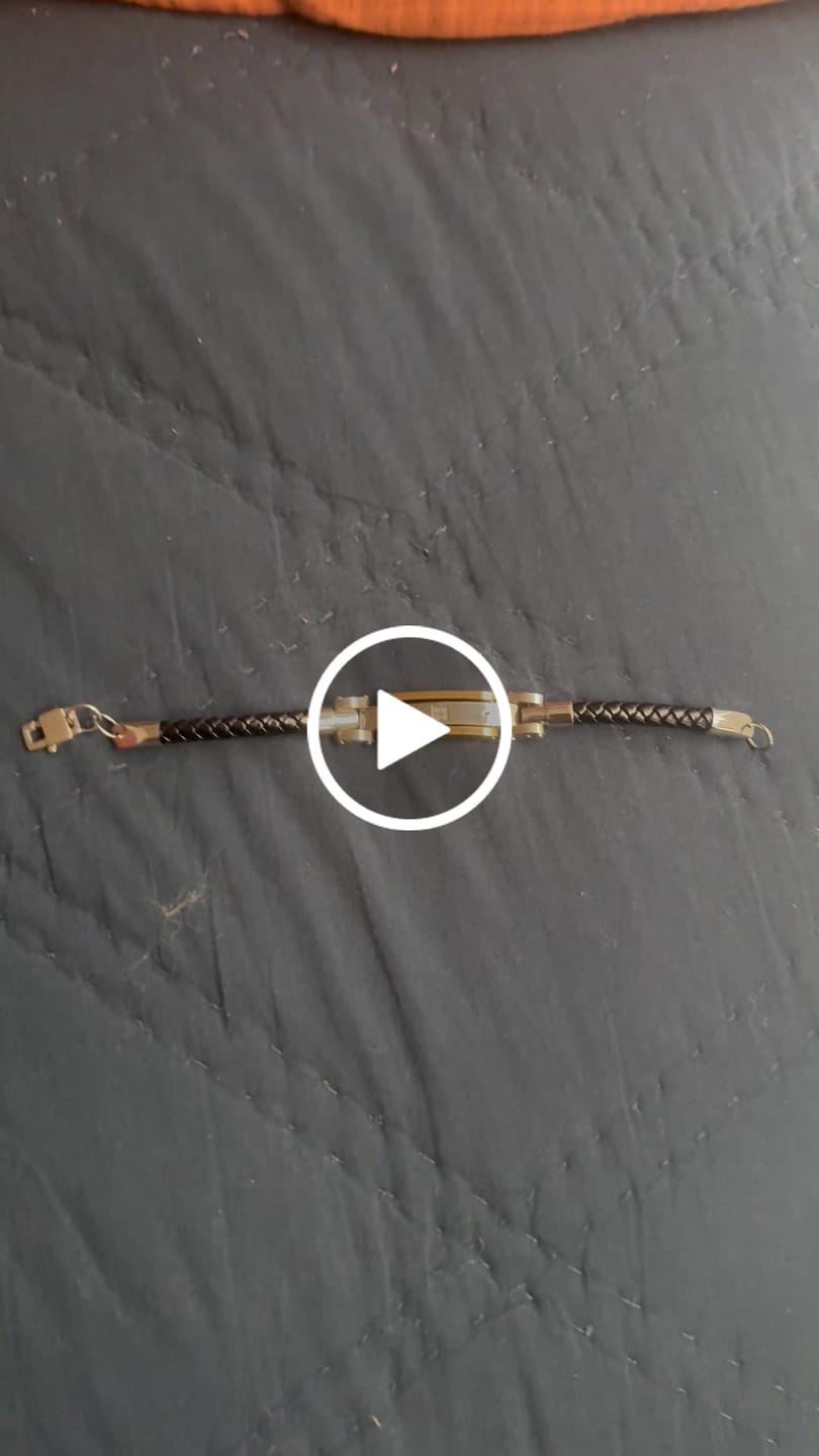 Customer video review of Men's Diamond Leather Bracelet