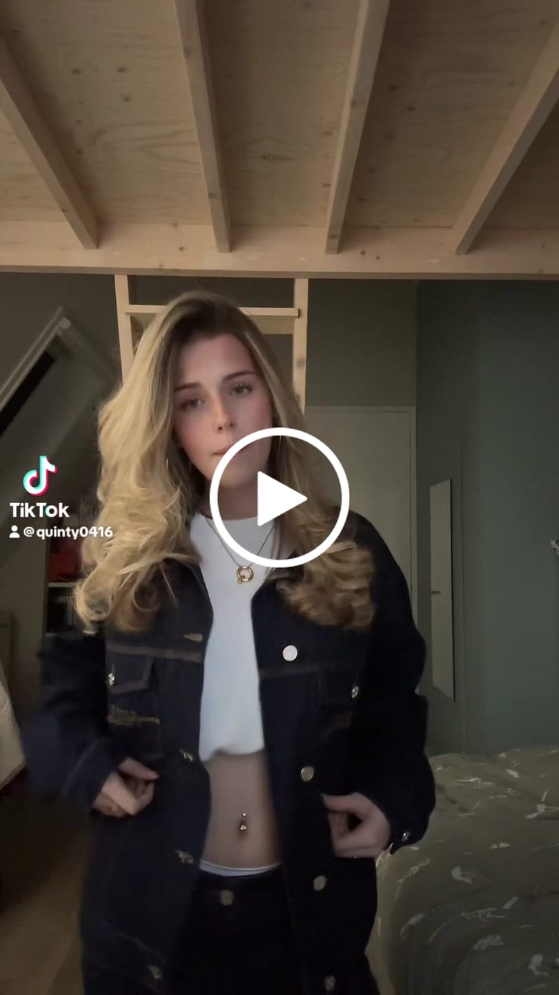 Recenzja wideo klienta dotycząca kurtki dżinsowej LOGO STITCH w kolorze indygo