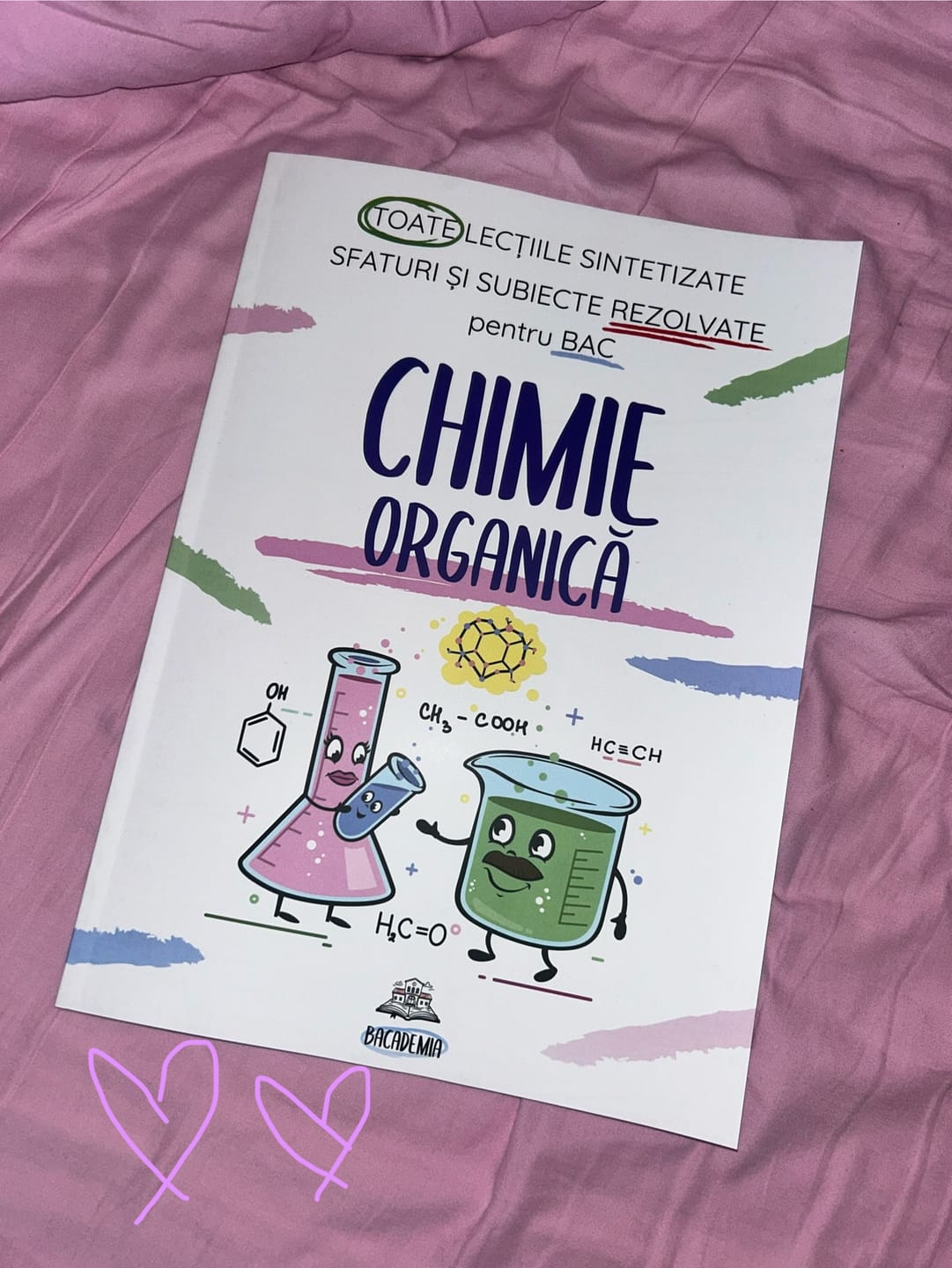 Customer photo review of Carte Chimie Organică Bacalaureat Bacademia