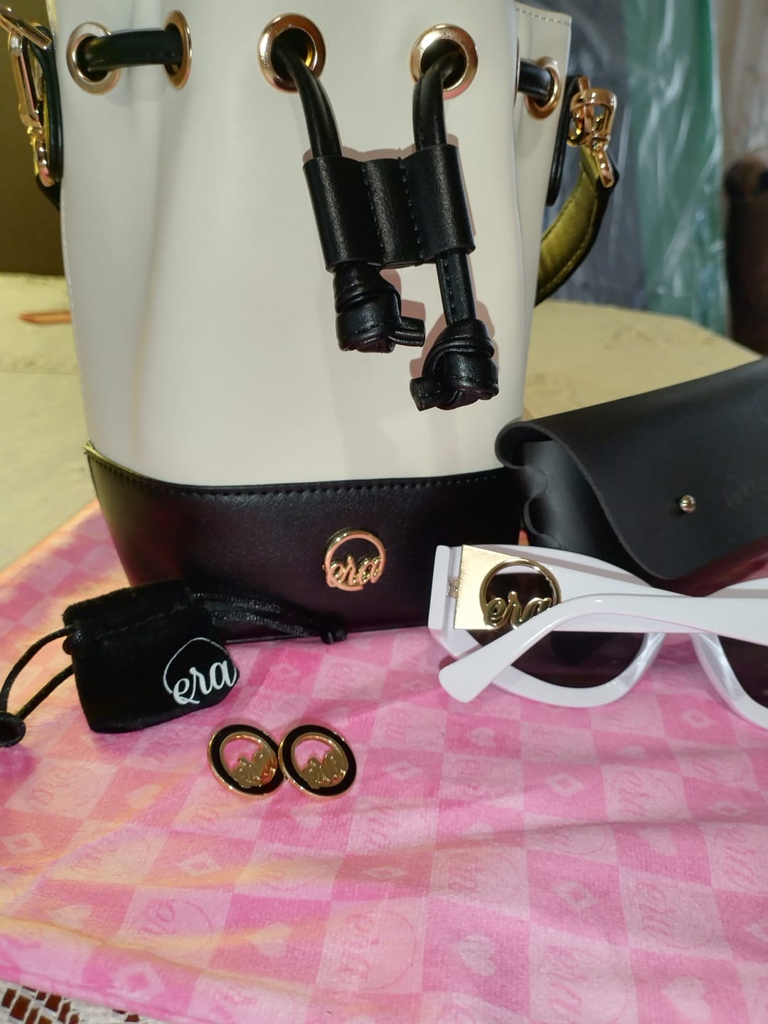 Customer photo review of The Monroe Bucket Bag