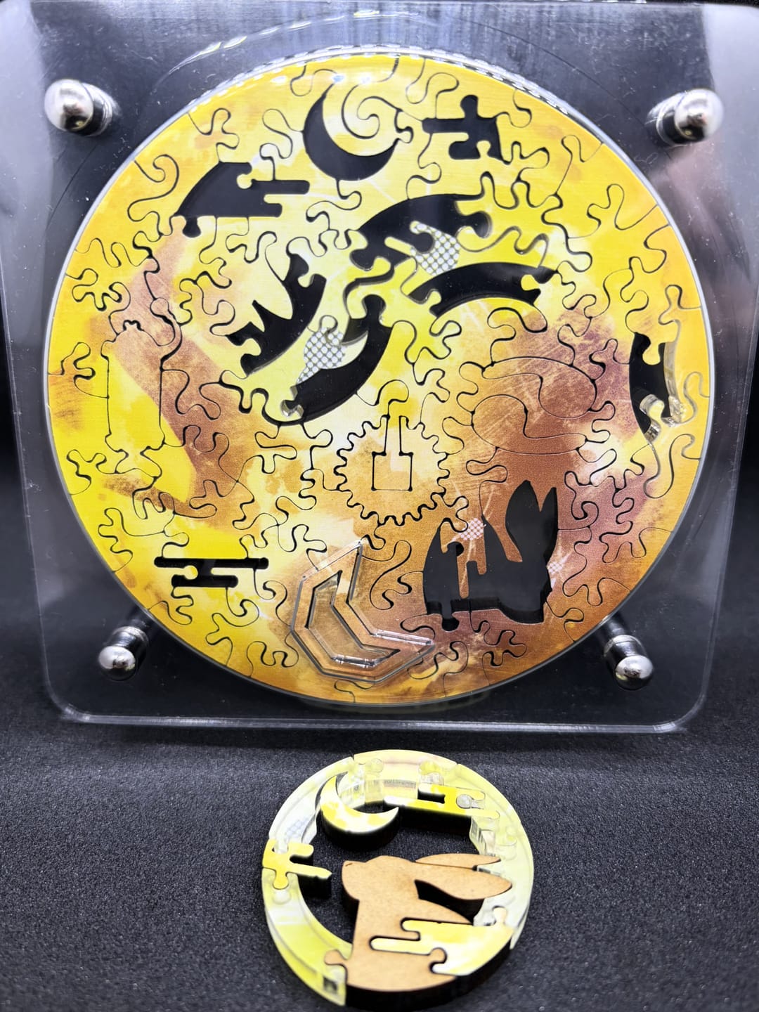 Customer photo review of 【予約販売】宇宙の破片 MOON 月と専用フレームセット