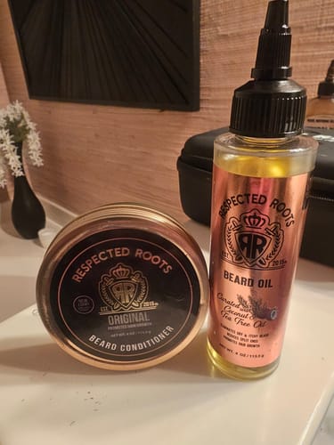 Customer photo review of Beard Care Kit
