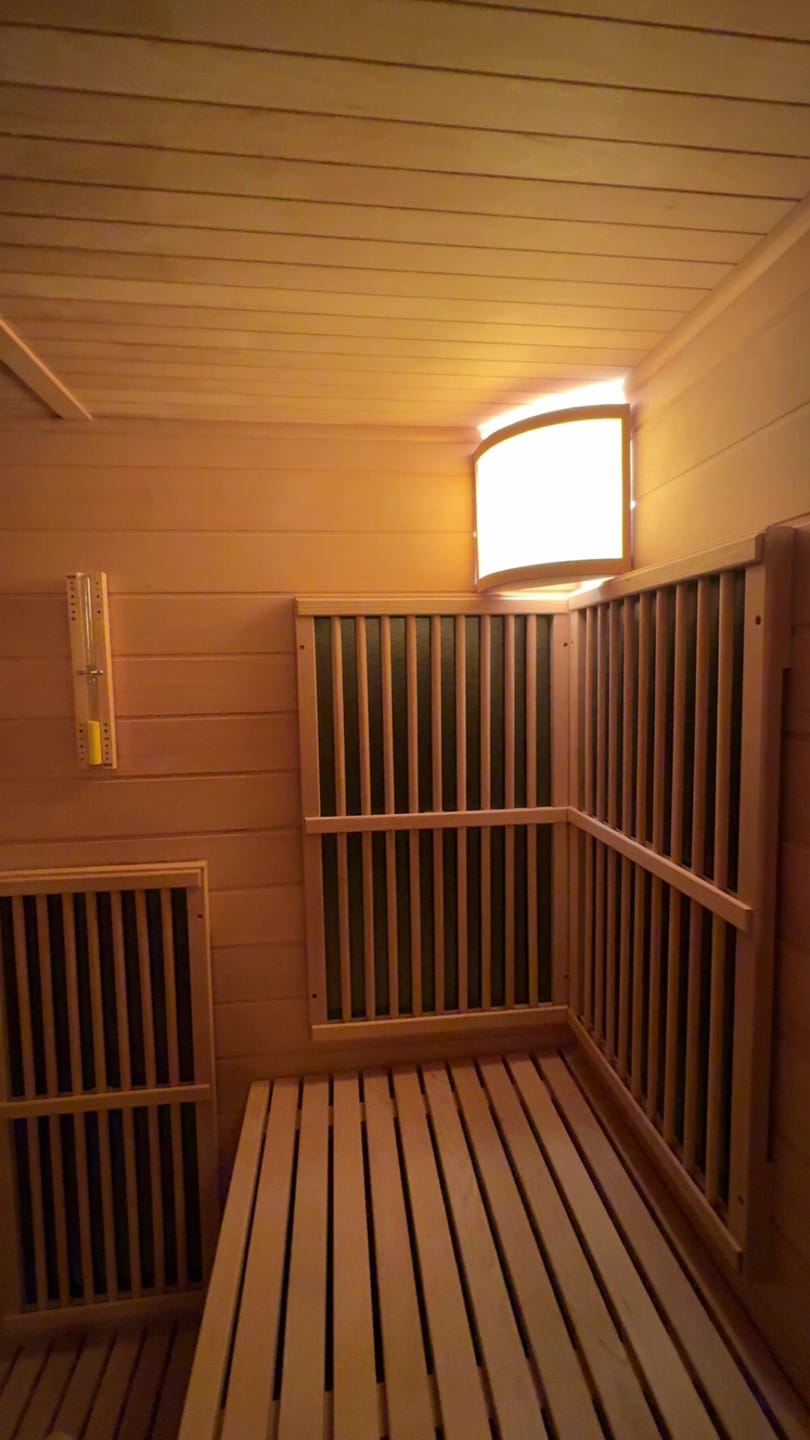 Customer photo review of Infrarotsauna mit Ofen Helsinki 3